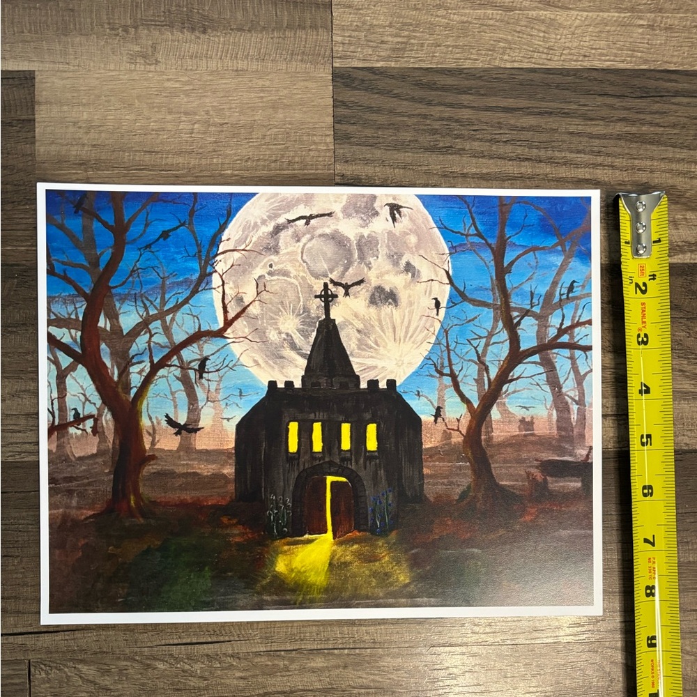 8x11 print on semigloss paper.